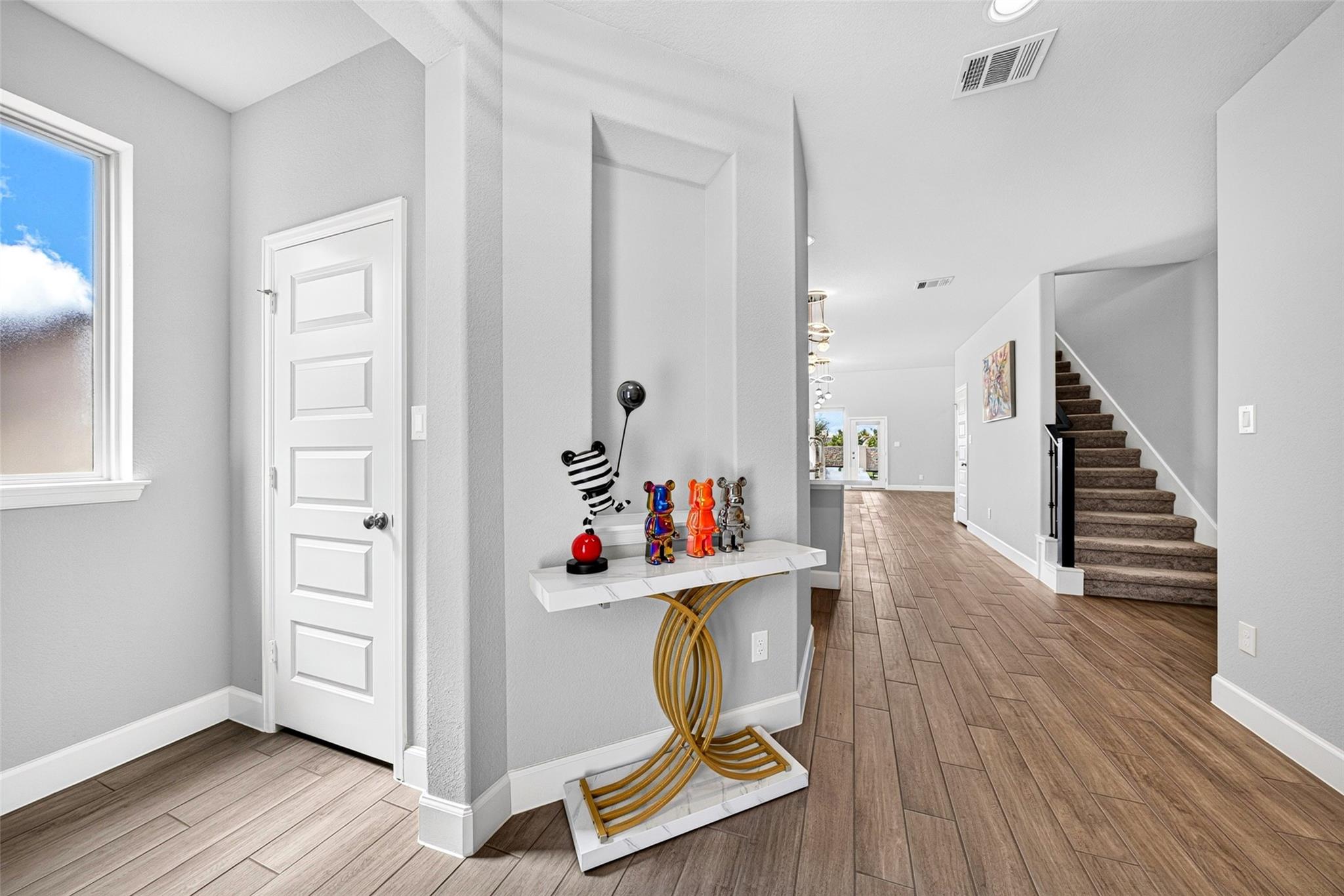 Foyer and staircase at 2534 Alder Wood Ln