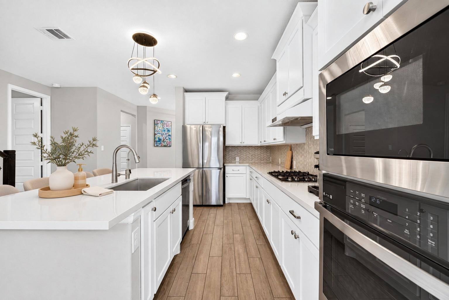 Kitchen counters and appliances at 2534 Alder Wood Ln