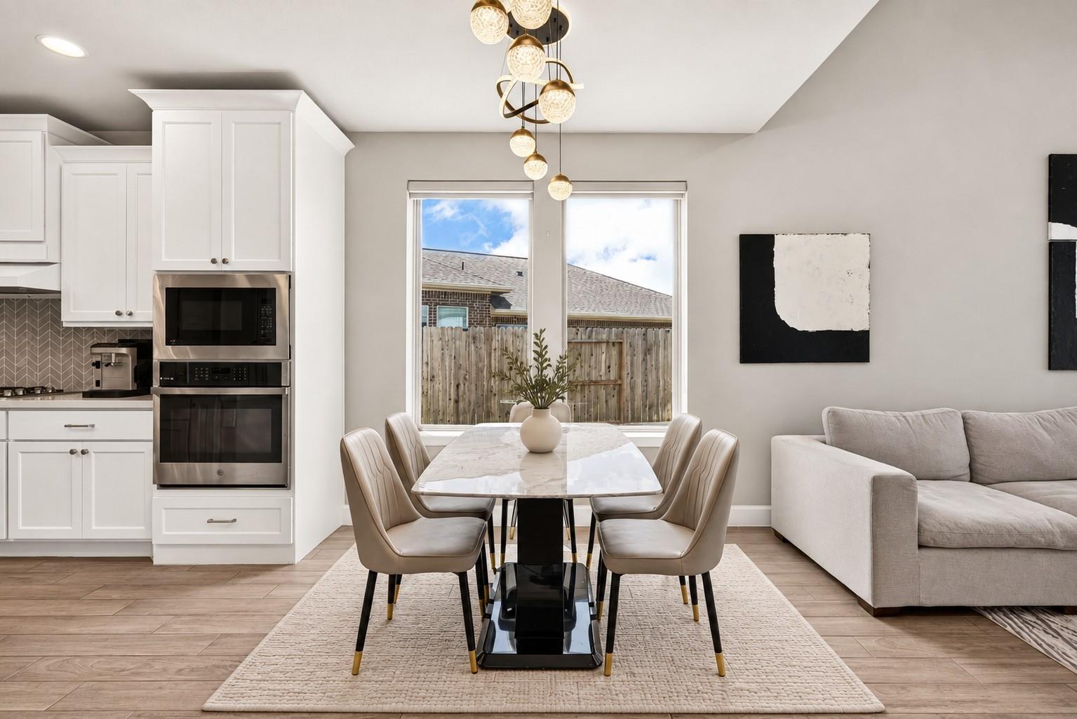 Dining area beside the kitchen at 2534 Alder Wood Ln
