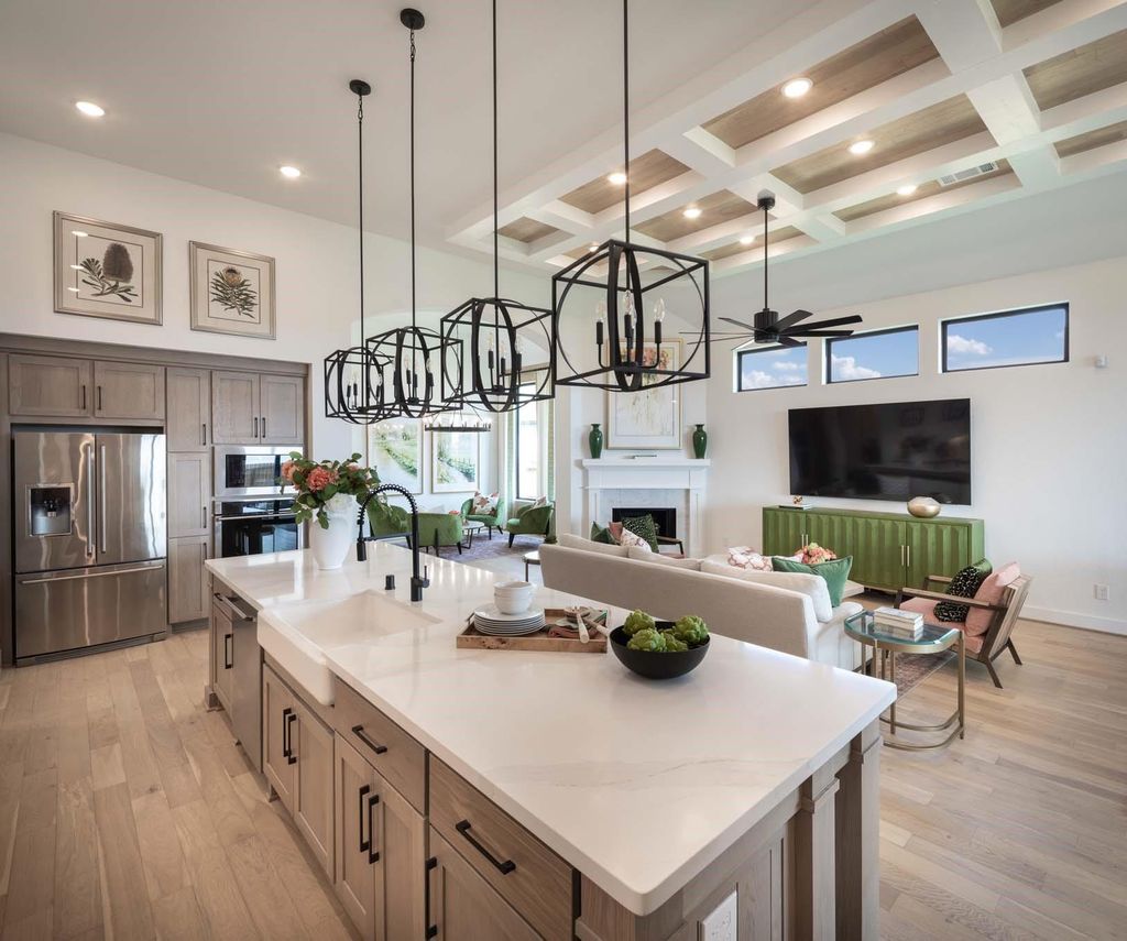 Open kitchen and living area at 29623 Apple Glen Court