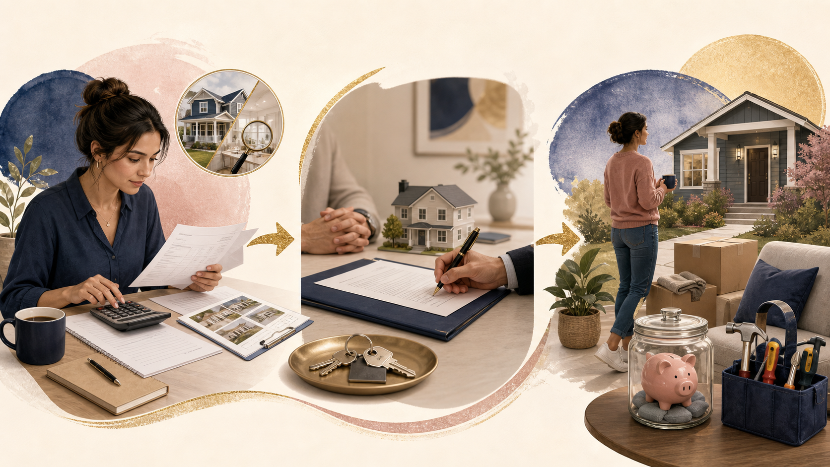 从贷款估算、房屋交割到入住后维修储备的现金规划 / Cash planning from Loan Estimate through closing and post-closing reserves